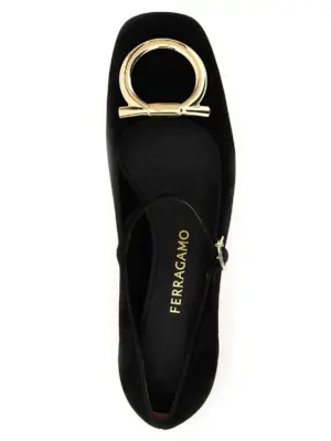Mary Jane 'Marry 2' 100% goat leather (Capra Hircus Hircus) FERRAGAMO Black