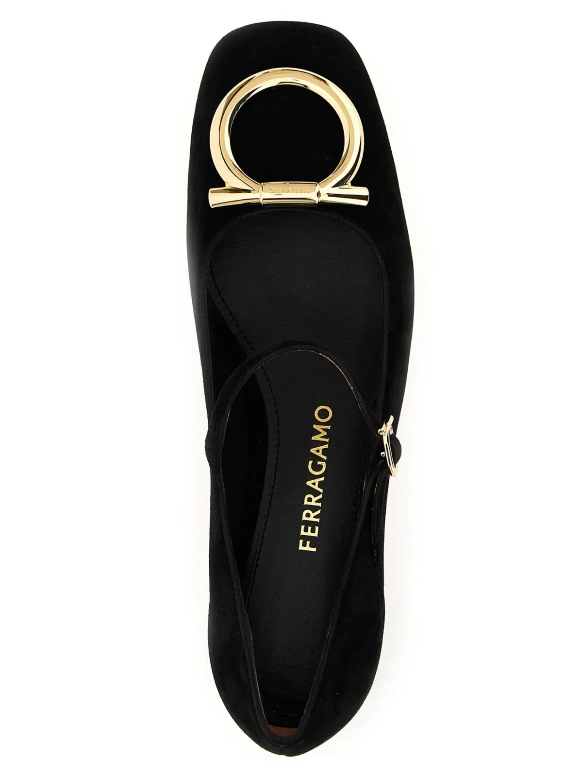 Туфлі Ferragamo Mary Jane Marry 2 Чорні 4 Mary Jane 'Marry 2' 100% goat leather (Capra Hircus Hircus) FERRAGAMO Black