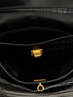 'Rodeo M' handbag 100% calfskin leather (Bos Taurus) BALENCIAGA Black