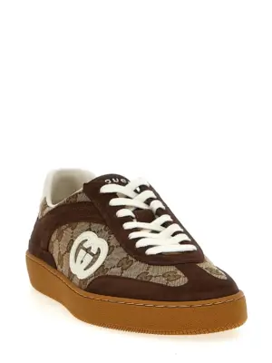 'Incrocio GG' sneakers 791742AAEGA2242 GUCCI Brown