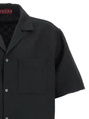 'Bowling' shirt Man GUCCI Black