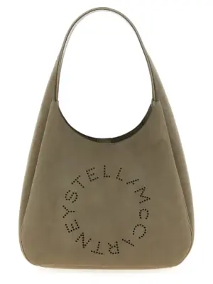 'Hobo' large shoulder bag STELLA MCCARTNEY Gray
