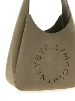 'Hobo' large shoulder bag Woman STELLA MCCARTNEY Gray