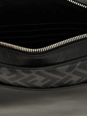 'Camera Case Squared FF' shoulder bag 100% calfskin leather (Bos Taurus) FENDI Black