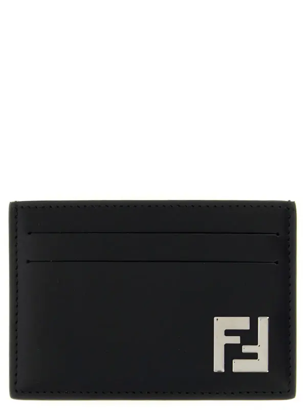 'Slim Squared FF' card holder FENDI Black