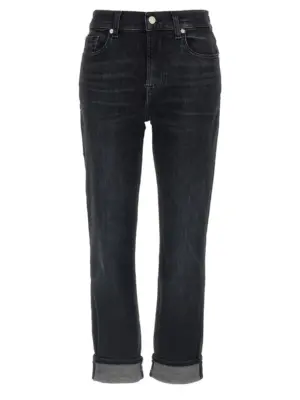 'Relaxed skinny' jeans 7 FOR ALL MANKIND Black