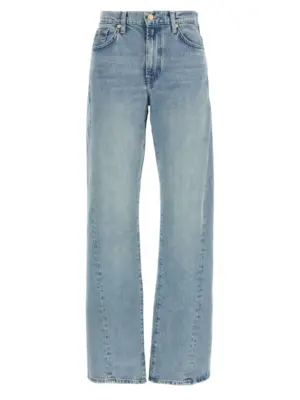 'Twisted Tess September' jeans 7 FOR ALL MANKIND Light Blue