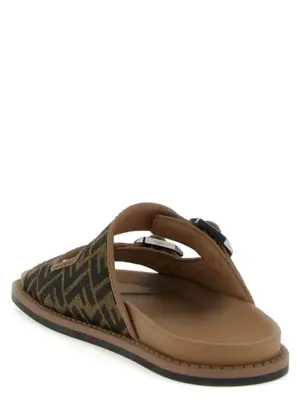 'Fendi Feel' sandals Man FENDI Brown