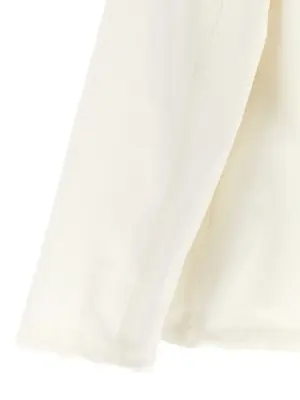 Nastro Web Water Repellent Jacket 100% cotton GUCCI White