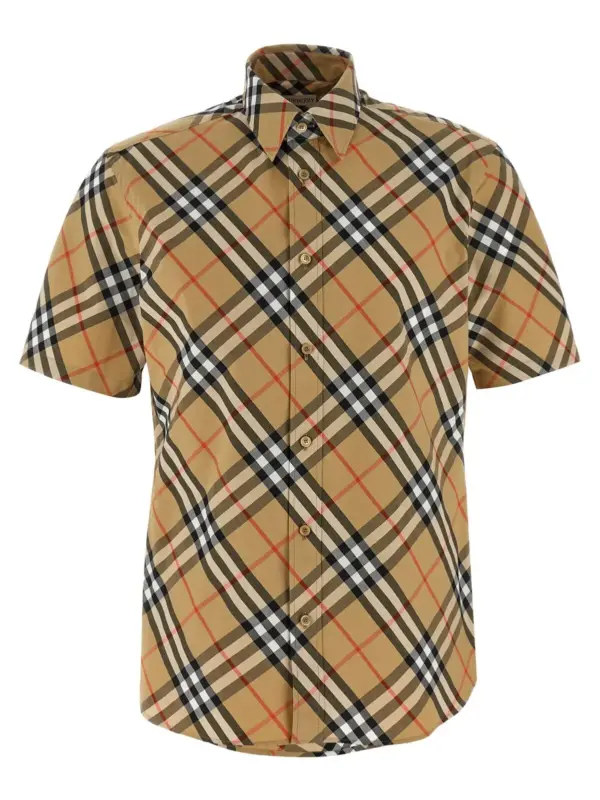 'Burberry Check' shirt BURBERRY Beige