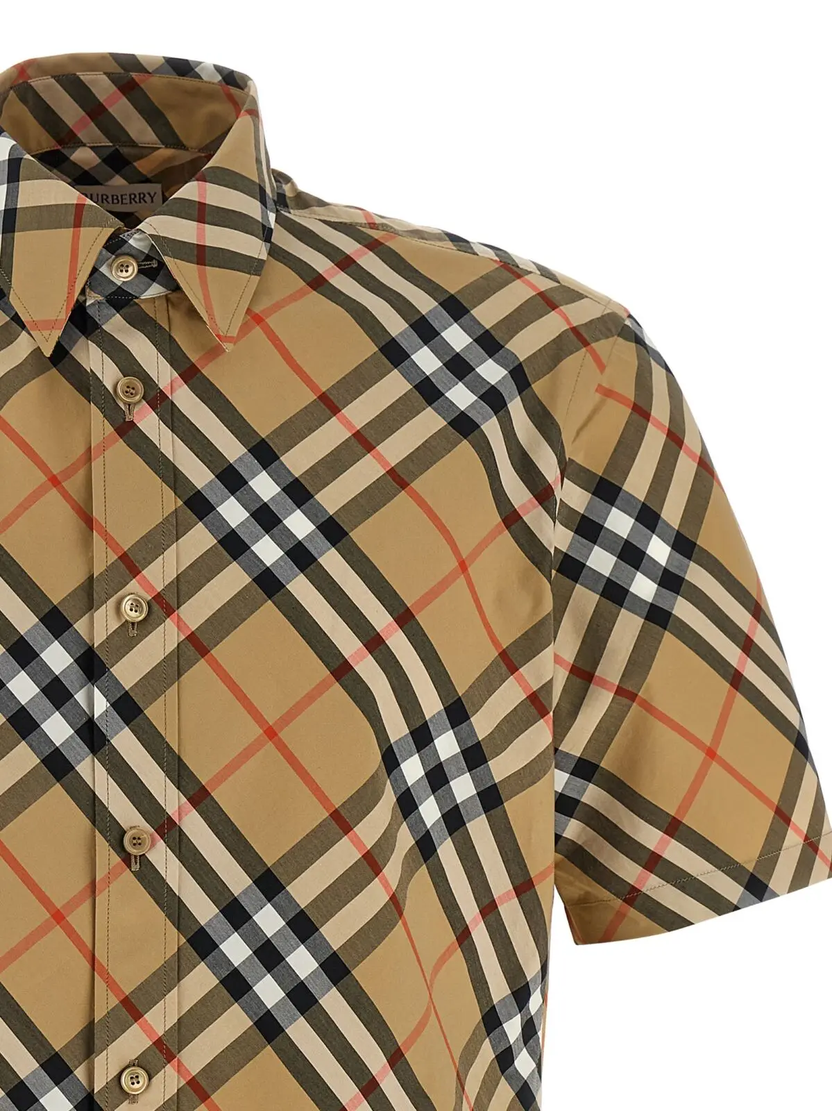 Сорочка Burberry Burberry Check Бежева 3 'Burberry Check' shirt Man BURBERRY Beige