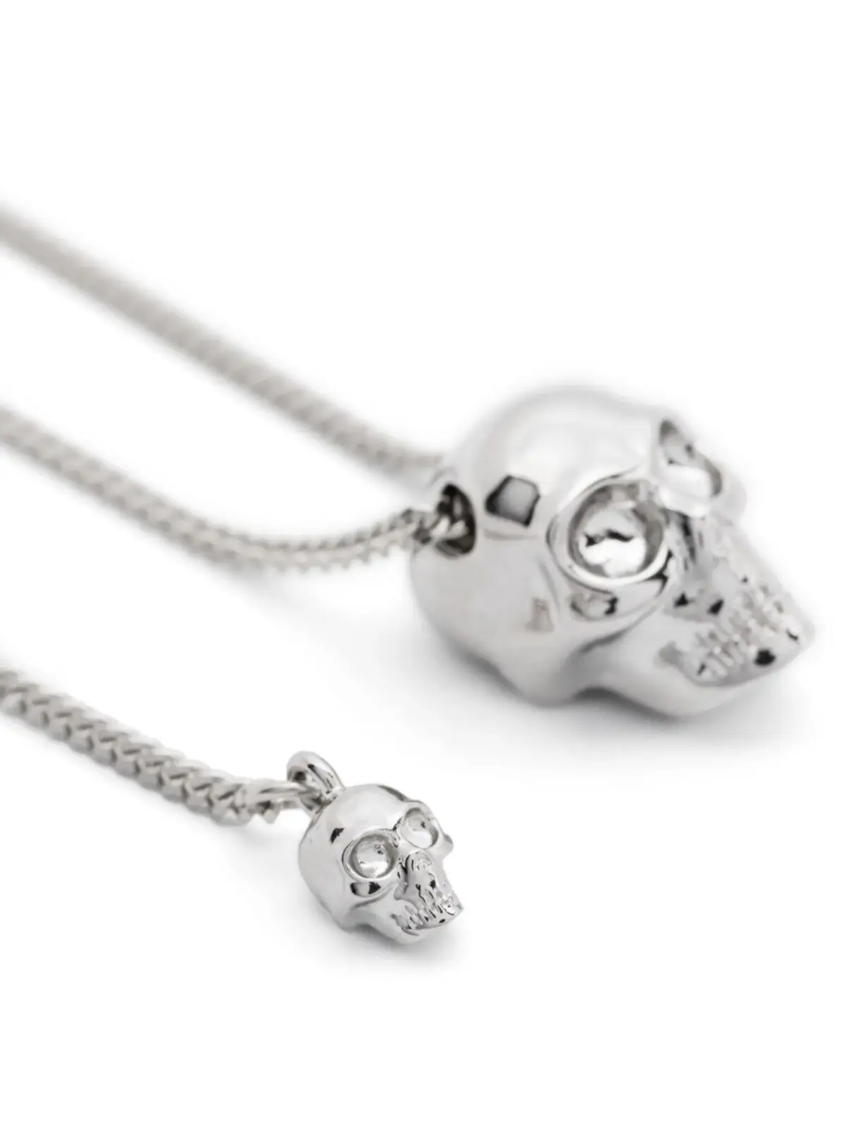 Кулон Mcqueen Skull Срібний 2 'Skull' necklace 809456J161N0926 MCQUEEN Silver