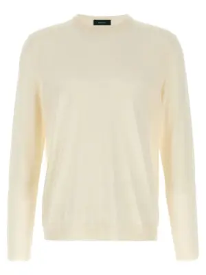Cotton sweater ZANONE White