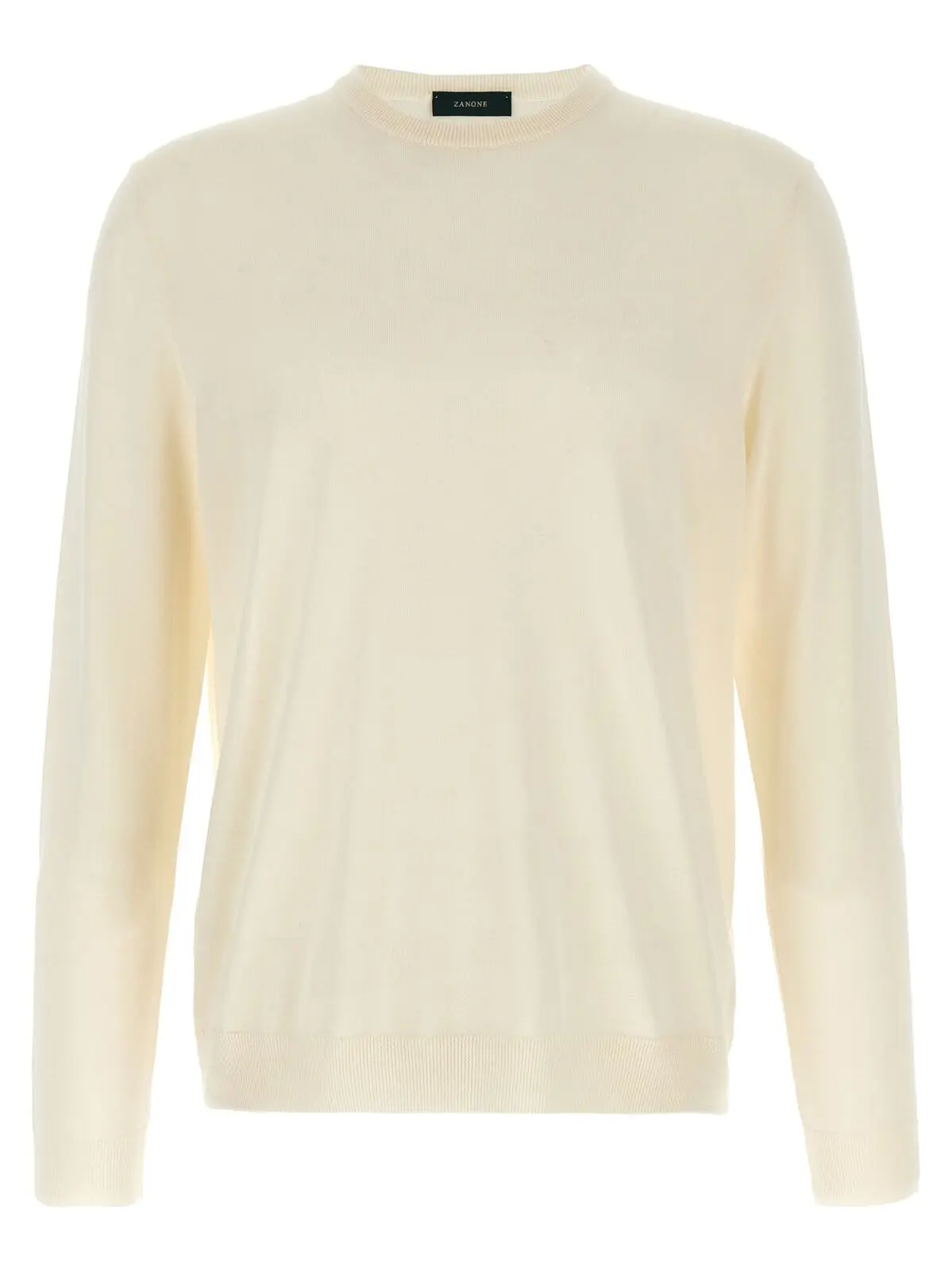 Светр Zanone з бавовни Білий 1 Cotton sweater ZANONE White