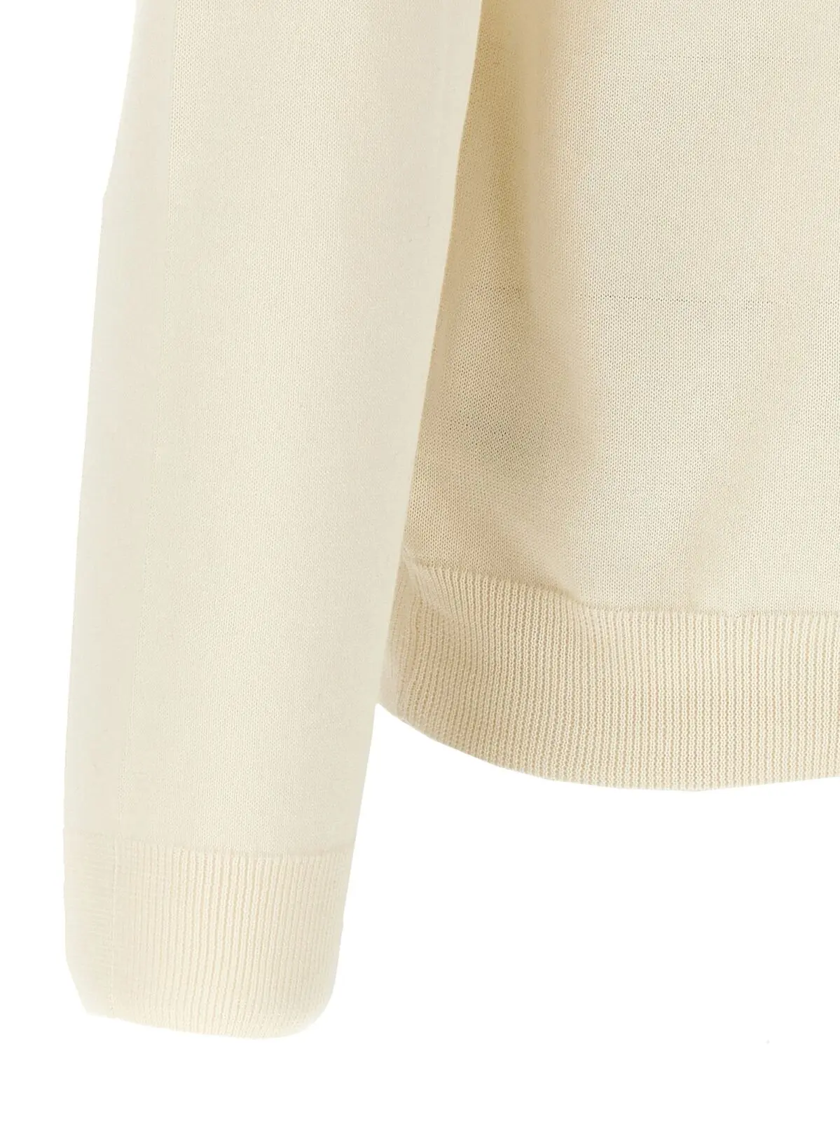 Светр Zanone з бавовни Білий 4 Cotton sweater 100% cotton ZANONE White