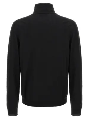 Wool turtleneck sweater 810195Z0290N3017 ZANONE Black