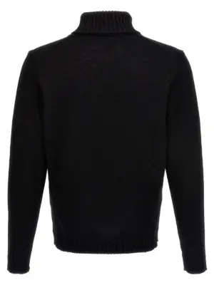Turtle-Neck Sweater 810195ZR229Z0015 ZANONE Black
