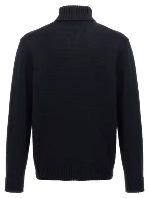 Turtle-Neck Sweater 810195ZR229Z1375 ZANONE Blue