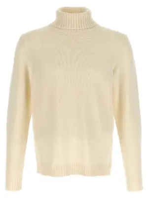 Turtle-Neck Sweater ZANONE White