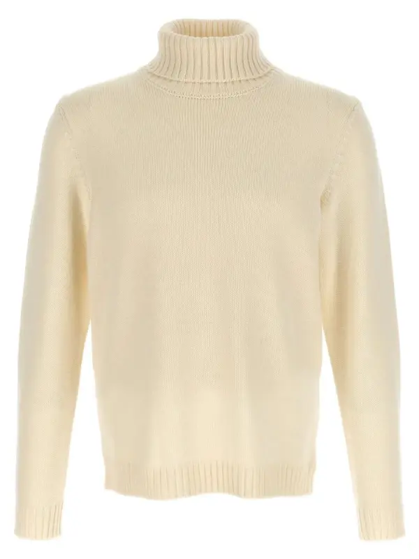 Turtle-Neck Sweater ZANONE White