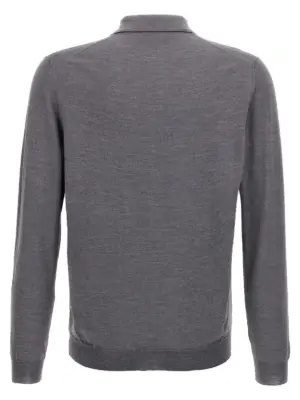 Virgin wool polo shirt 810232Z0290N7284 ZANONE Gray