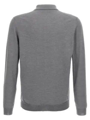 Virgin wool polo shirt 810232ZW206Z4872 ZANONE Gray