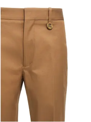 Straight pants Woman BURBERRY Beige