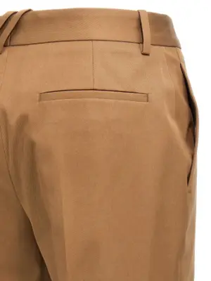 Straight pants 100% cotton BURBERRY Beige