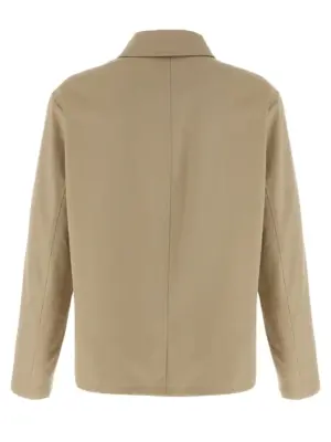 Gabardine jacket 8106385FOSSIL BURBERRY Beige