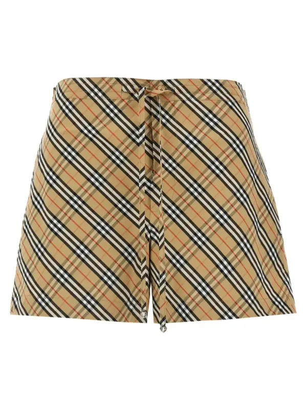 'Check' shorts BURBERRY Multicolor