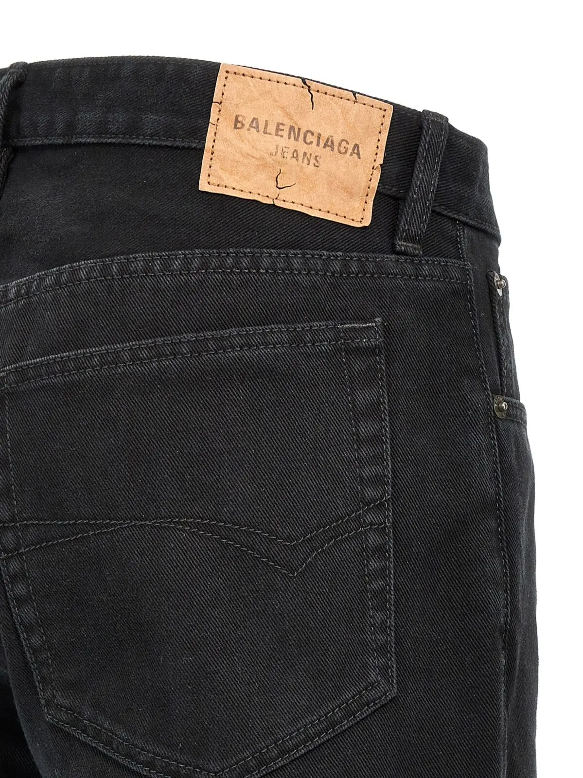 Джинси Taglio Dritto Balenciaga Чорні 4 'Taglio Dritto' jeans 100% cotton BALENCIAGA Black