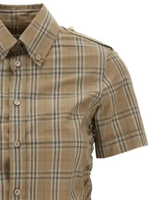 Check shirt Woman BURBERRY Multicolor