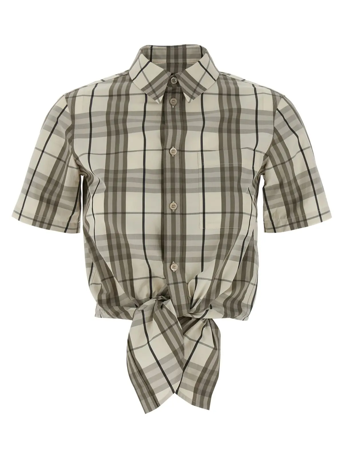 Сорочка укорочена Burberry Багатокольорова 1 Cropped shirt BURBERRY Multicolor