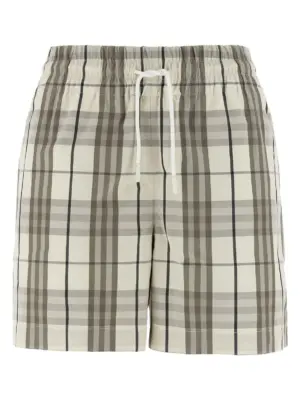 Check Bermuda shorts BURBERRY Gray