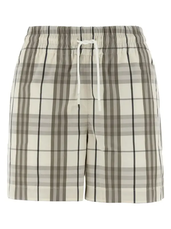 Check Bermuda shorts BURBERRY Gray