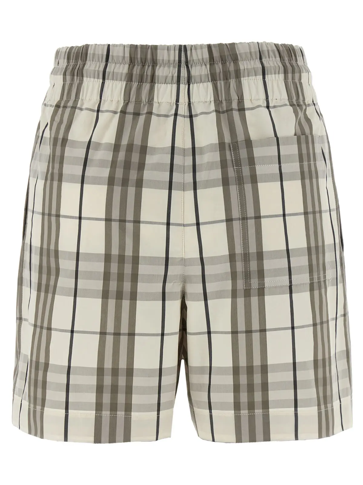 Бермуди у клітинку Check Burberry Сірі 2 Check Bermuda shorts 8109232COTTONIPCHECK BURBERRY Gray