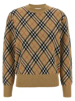 Burberry Check sweater BURBERRY Beige