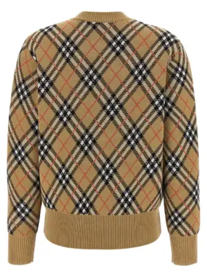 Burberry Check sweater 8110514SANDIPCHECK BURBERRY Beige