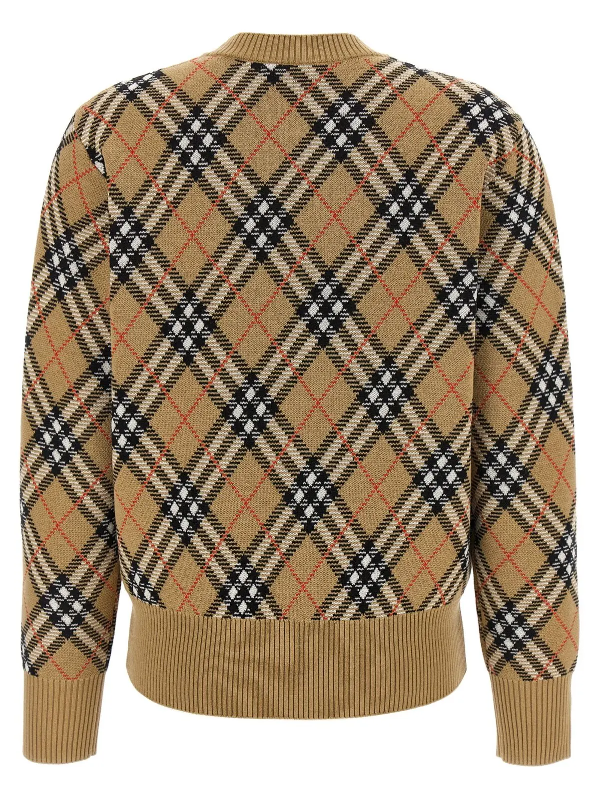Светр у клітинку Burberry Check Burberry Бежевий 2 Burberry Check sweater 8110514SANDIPCHECK BURBERRY Beige