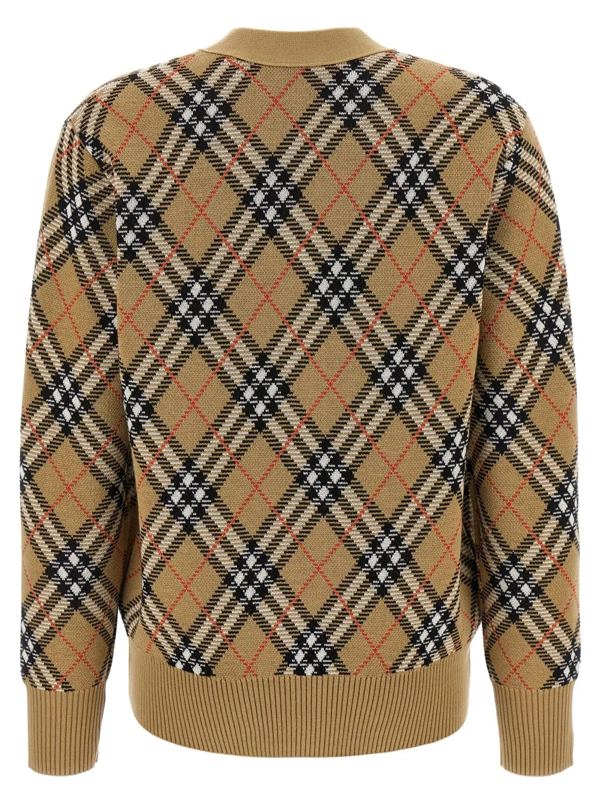 Кардиган Burberry Check Burberry Бежевий 2 Cardigan Burberry Check 8110579SANDIPCHECK BURBERRY Beige
