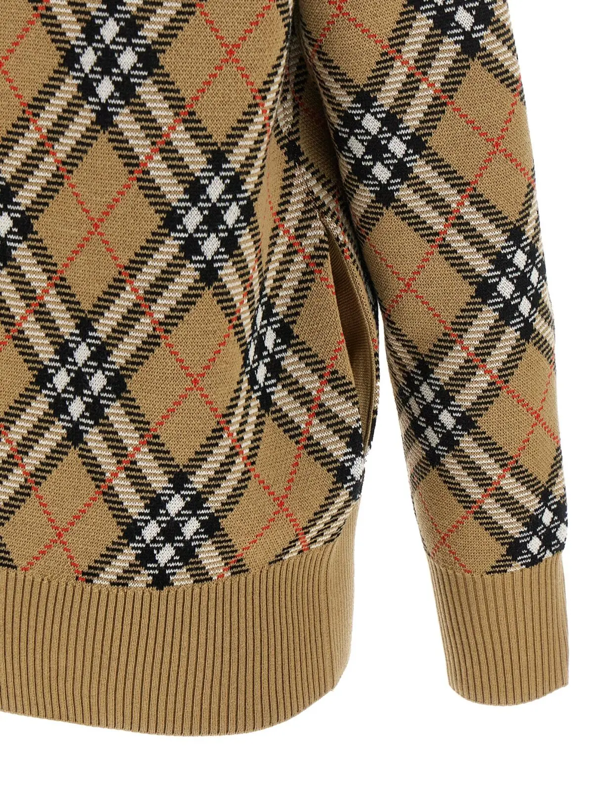 Кардиган Burberry Check Burberry Бежевий 4 Cardigan Burberry Check 95% wool 5% polyester BURBERRY Beige
