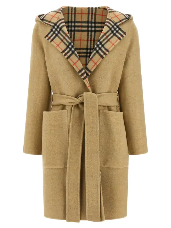 'Hampshire' reversible coat BURBERRY Beige