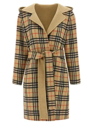 'Hampshire' reversible coat 8113069SANDIPCHECK BURBERRY Beige