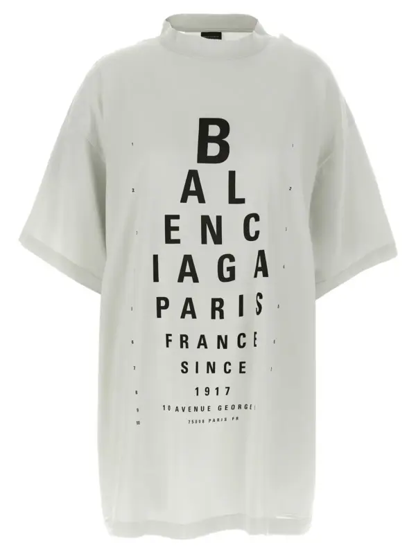 'Optical' T-shirt BALENCIAGA White