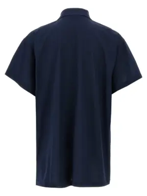 Embroidery polo shirt 813299TRVW48065 BALENCIAGA Blue