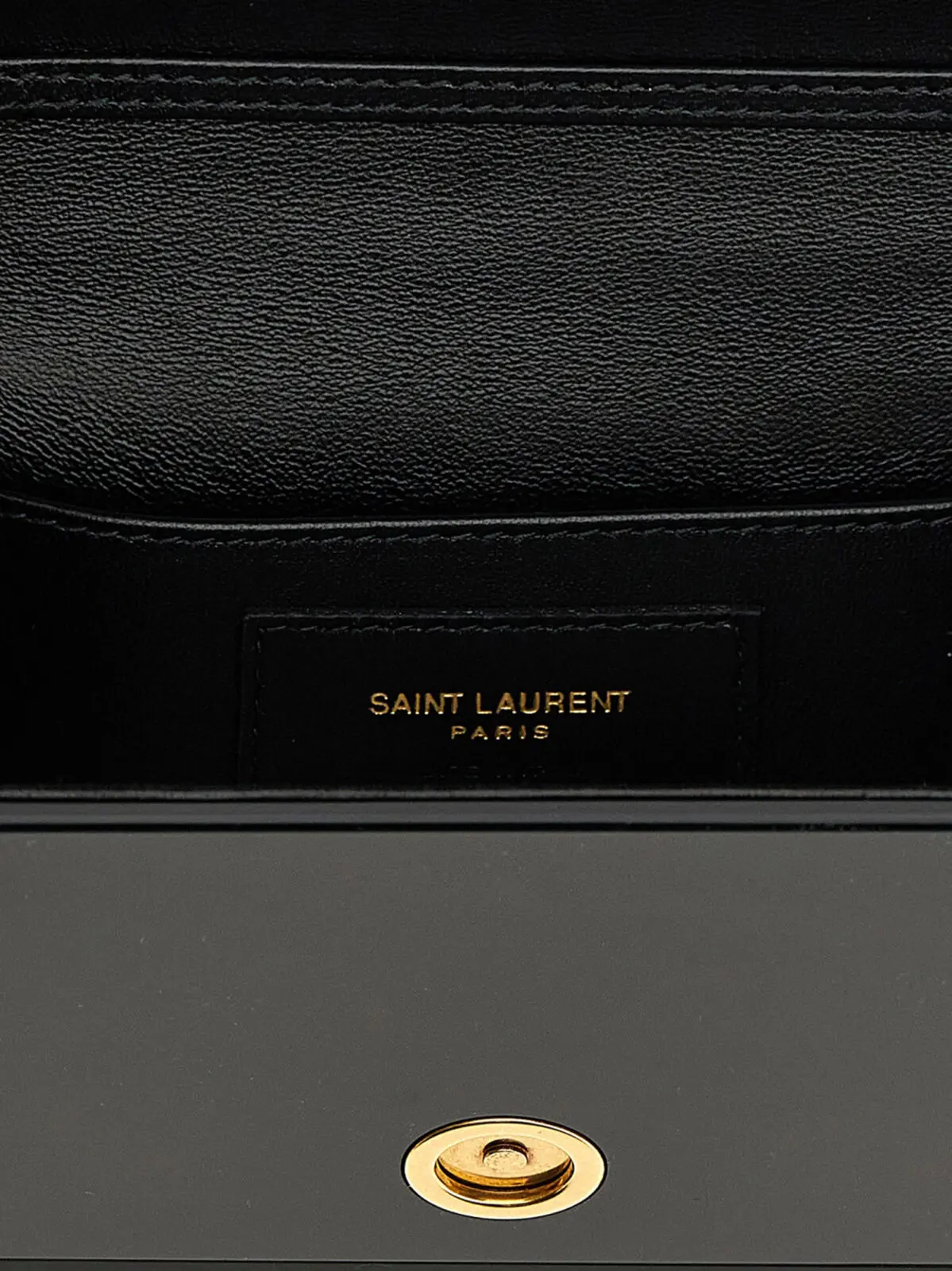 Міні-сумка крос-боді Saint Laurent Minaudière Vicky Чорна 4 'Minaudière Vicky' crossbody bag 100% plexiglass SAINT LAURENT Black