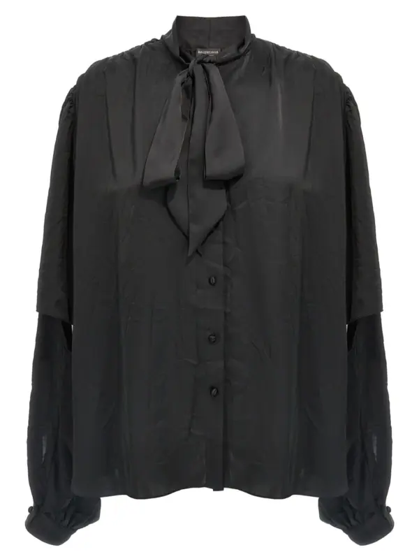 'Double Sleeve' shirt BALENCIAGA Black