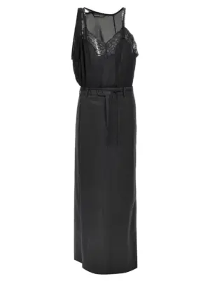 'Patched Slip' dress BALENCIAGA Black