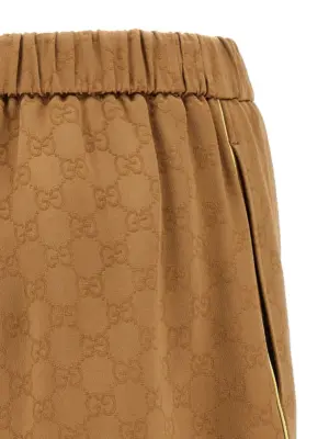 Satin shorts GG 55% viscose