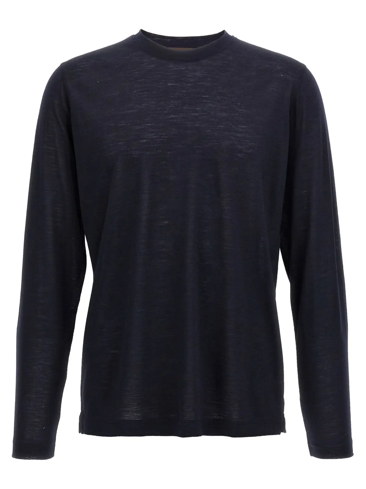 Футболка Zanone з легкої вовни Синя 1 Light wool T-shirt ZANONE Blue